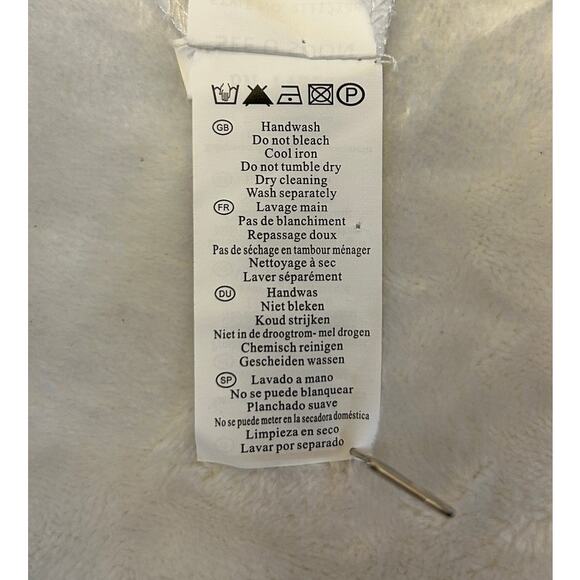 Anthropologie See U Soon Top Women's Off White Button Up L/S Crochet Size S NWT - Picture 8 of 11